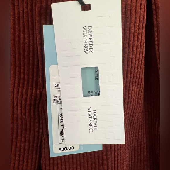 Corduroy Oversized Trouser Shorts Future Collective w Reese Blutstein sz 4 NWT - Picture 4 of 7